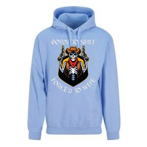 Born To Shit Forced To Wipe Funny Meme Unisex Surf Hoodie