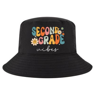 Back To School Second Grade Vibes Retro Teacher Cool Comfort Performance Bucket Hat