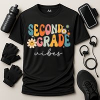Back To School Second Grade Vibes Retro Teacher Performance Shirt