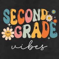 Back To School Second Grade Vibes Retro Teacher Microfiber Hand Towel