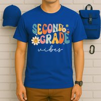 Back To School Second Grade Vibes Retro Teacher T-Shirt