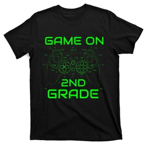 Back To School Game On 2nd Grade Funny Gamer T-Shirt