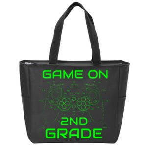 Back To School Game On 2nd Grade Funny Gamer Zip Tote Bag