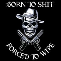 Born To Shit Forced To Wipe Drawstring Bag