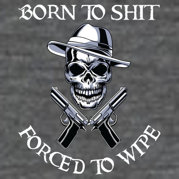 Born To Shit Forced To Wipe Wool Snapback Cap