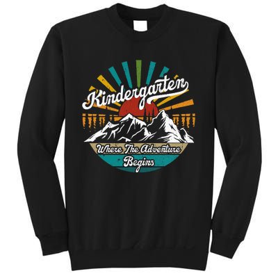 Back To School Kindergarten Where Adventure Begins Sweatshirt