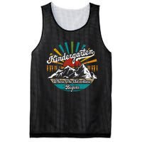 Back To School Kindergarten Where Adventure Begins Mesh Reversible Basketball Jersey Tank