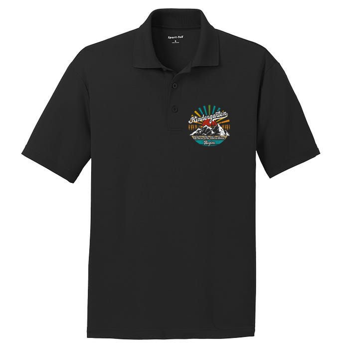 Back To School Kindergarten Where Adventure Begins PosiCharge RacerMesh Polo