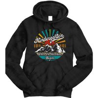 Back To School Kindergarten Where Adventure Begins Tie Dye Hoodie