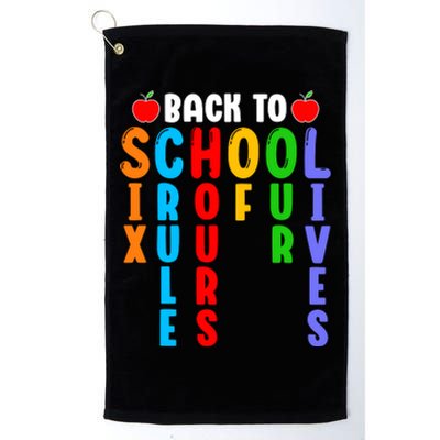 Back To School Six Crule Hours Of Our Lives Teacher Platinum Collection Golf Towel