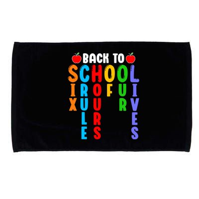 Back To School Six Crule Hours Of Our Lives Teacher Microfiber Hand Towel