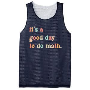 Back To School Its A Good Day To Do Math Teachers Women Mesh Reversible Basketball Jersey Tank