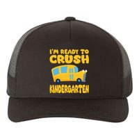 Back To School First Day Of Kindergarten School Bus Funny Yupoong Adult 5-Panel Trucker Hat