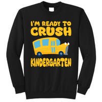 Back To School First Day Of Kindergarten School Bus Funny Sweatshirt