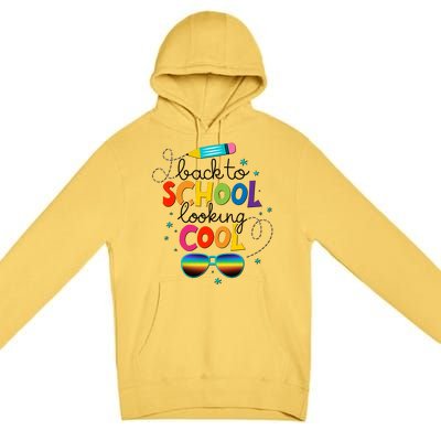 Back To School Looking Cool Premium Pullover Hoodie