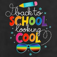 Back To School Looking Cool Golf Towel