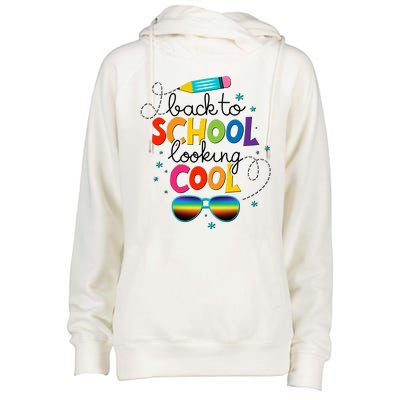 Back To School Looking Cool Womens Funnel Neck Pullover Hood