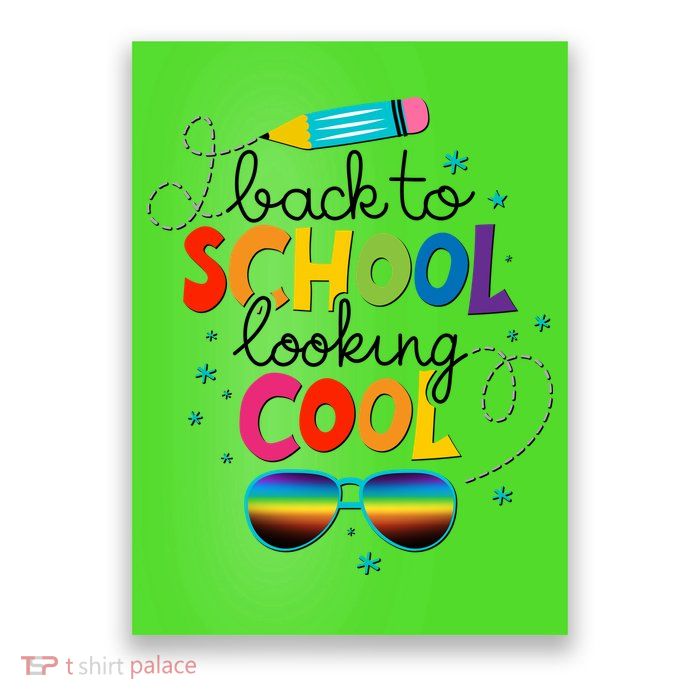 Back To School Looking Cool Poster