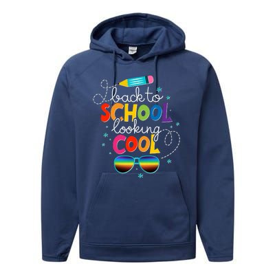 Back To School Looking Cool Performance Fleece Hoodie