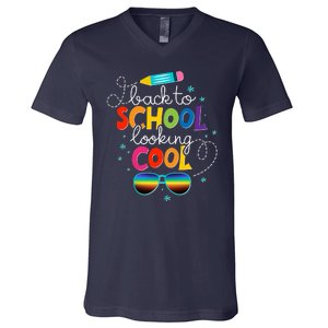 Back To School Looking Cool V-Neck T-Shirt