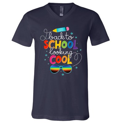 Back To School Looking Cool V-Neck T-Shirt