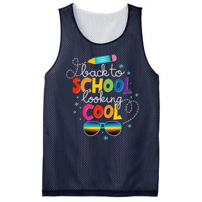 Back To School Looking Cool Mesh Reversible Basketball Jersey Tank