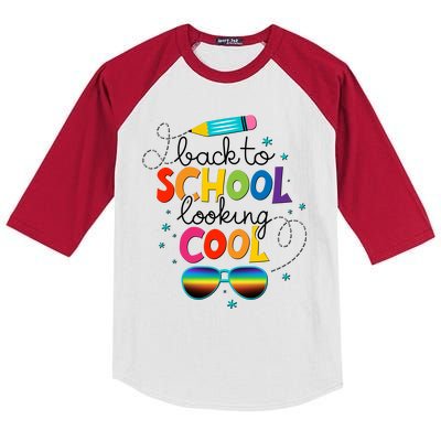 Back To School Looking Cool Kids Colorblock Raglan Jersey