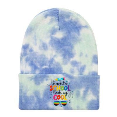 Back To School Looking Cool Tie Dye 12in Knit Beanie