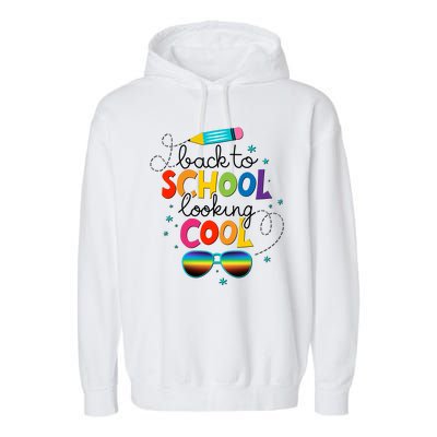 Back To School Looking Cool Garment-Dyed Fleece Hoodie