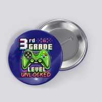 Back To School 3rd Grade Gamer First Day School Level Button