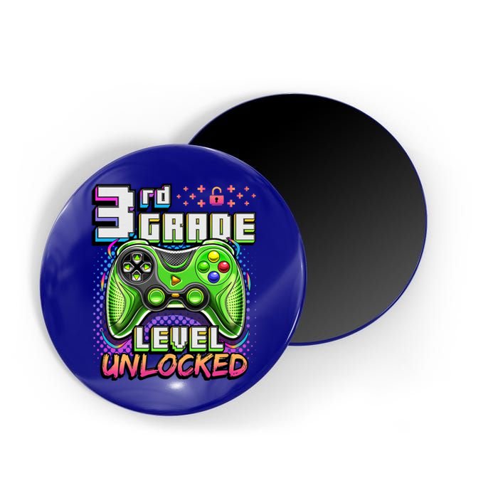 Back To School 3rd Grade Gamer First Day School Level Magnet