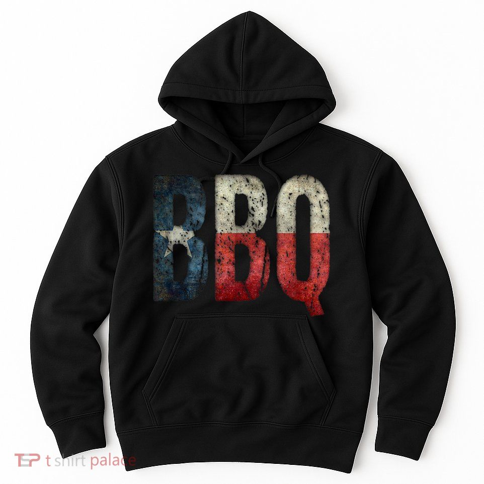 BBQ Texas State Flag Barbecue Hoodie