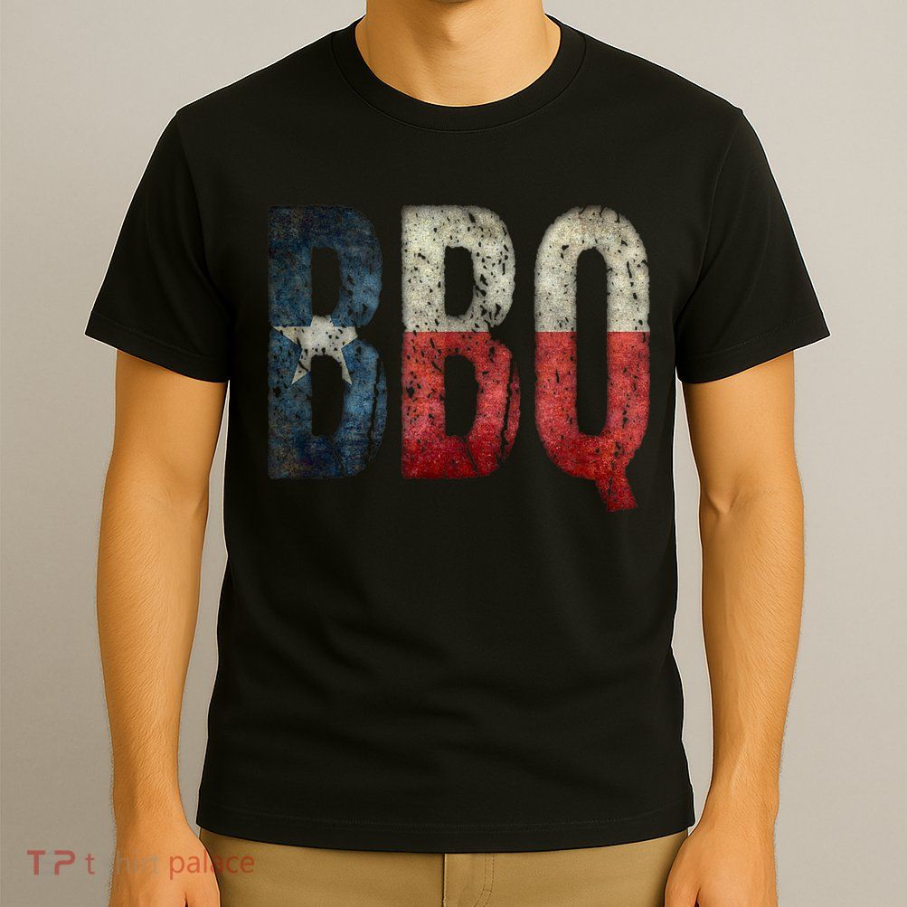 BBQ Texas State Flag Barbecue T-Shirt