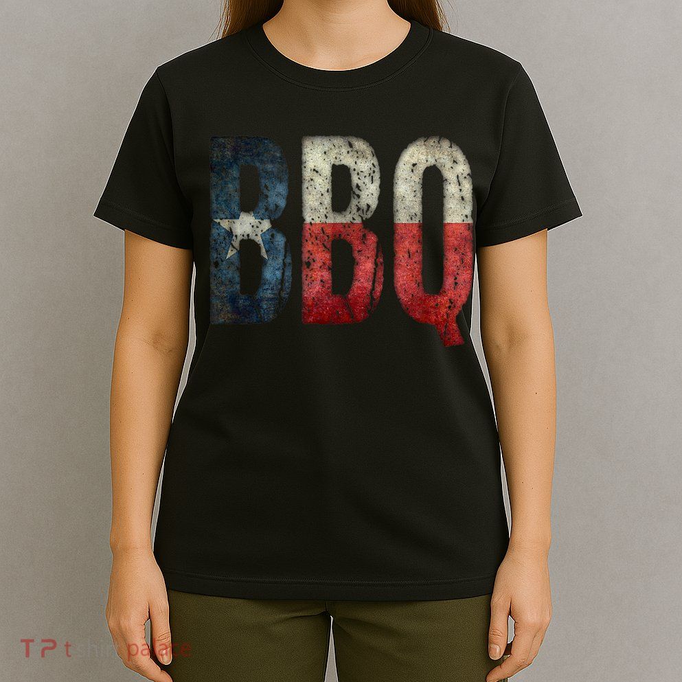 BBQ Texas State Flag Barbecue T-Shirt