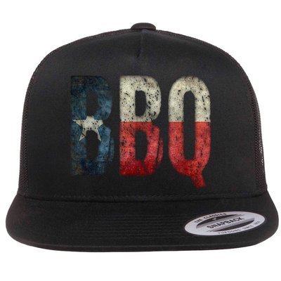 BBQ Texas State Flag Barbecue Flatbill Hat