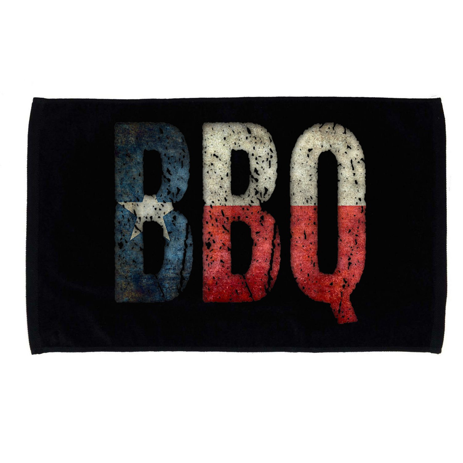 BBQ Texas State Flag Barbecue Microfiber Hand Towel