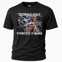 Born To Shit, Forced To Wipe Funny Meme Performance Shirt