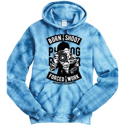 Born To Shoot Photographers Tie Dye Hoodie