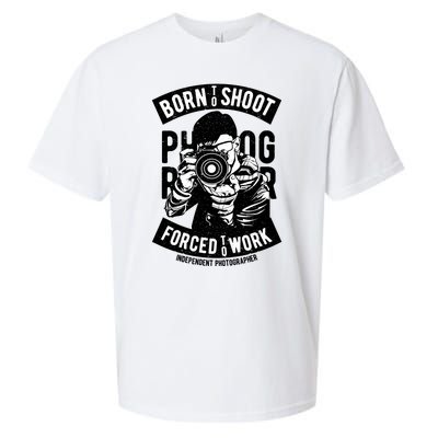 Born To Shoot Photographers Sueded Cloud Jersey T-Shirt