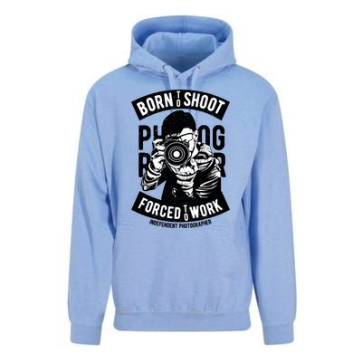 Born To Shoot Photographers Unisex Surf Hoodie