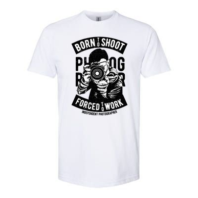 Born To Shoot Photographers Softstyle® CVC T-Shirt