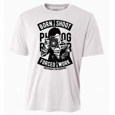 Born To Shoot Photographers Cooling Performance Crew T-Shirt