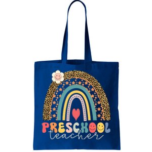 Back To School Hello Preschool Leopard Preschool Gift Tote Bag