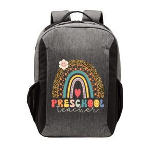 Back To School Hello Preschool Leopard Preschool Gift Vector Backpack