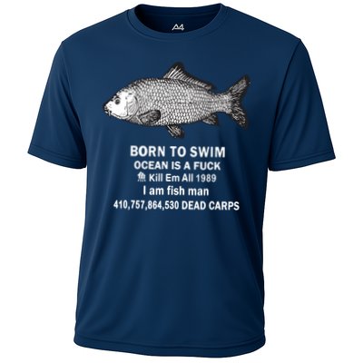 Born To Swim Ocean Is A Fuck Kill Em All 1989 Performance Shirt