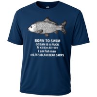 Born To Swim Ocean Is A Fuck Kill Em All 1989 Cooling Performance Crew T-Shirt