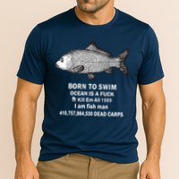 Born To Swim Ocean Is A Fuck Kill Em All 1989 Cooling Performance Crew T-Shirt