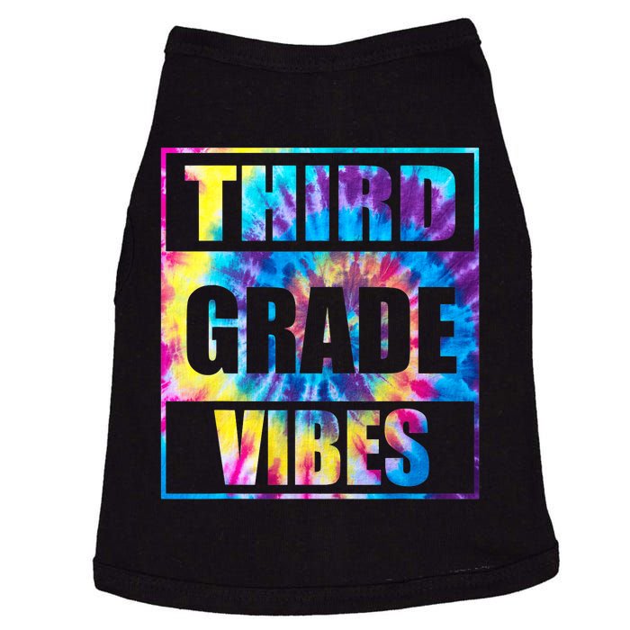 Back To School 3rd Grade Vibes Shirts First Day Teacher Kids Doggie Tank