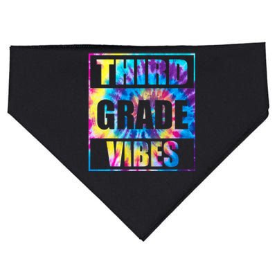 Back To School 3rd Grade Vibes Shirts First Day Teacher Kids USA-Made Doggie Bandana