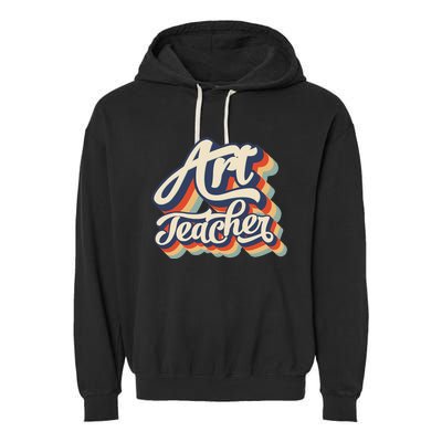 Back To School Art Teacher First Day of School Teacher  Garment-Dyed Fleece Hoodie